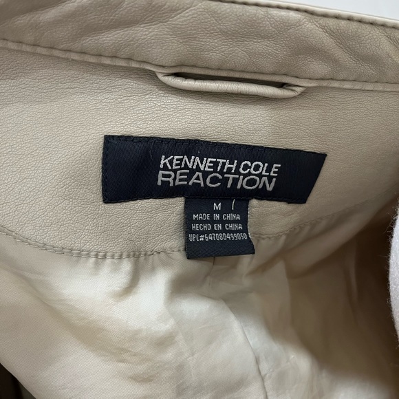 Kenneth Cole reaction Moto faux leather jacket in medium - Picture 6 of 6